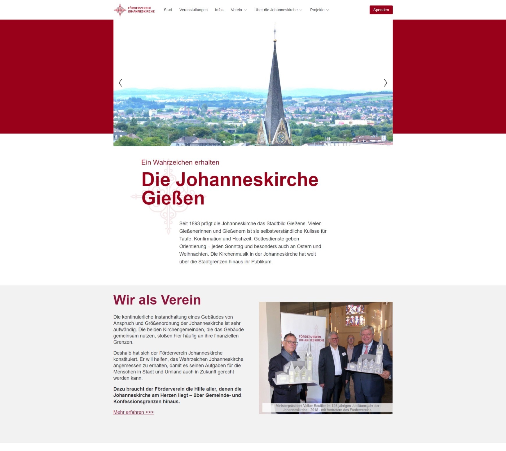 Website des Fördervereins