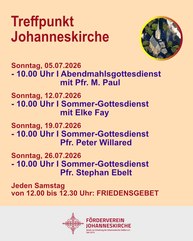 Johanneskirche Gießen - Gottesdienste